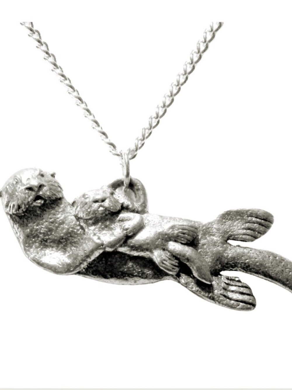 Sea Otter and Pup Necklace 463
